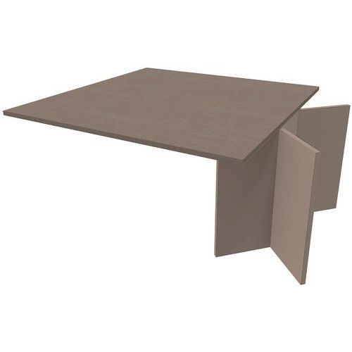 EXTENSION RÉUNION 140X140 CHÊNE GRIS - MANUTAN EXPERT