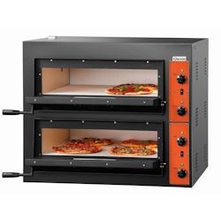 Four à pizza double électrique - 4 + 4  pizzas pro - 8,4 kW - Bartscher - 0641094416546_0