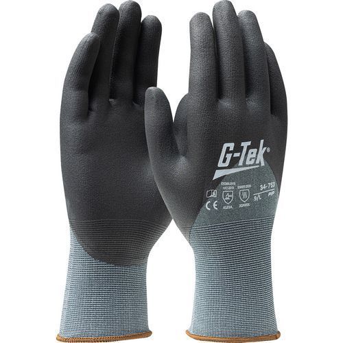GANTS DE MANUTENTION ENDUCTION MOUSSE NITRILE X-TREME™- GRIS/NOIR - 11