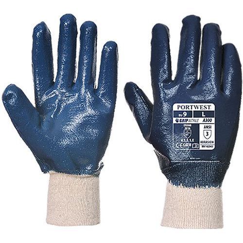 GANT DE MANUTENTION TOUT ENDUIT NITRILE A300 BLEU 11 - PORTWEST
