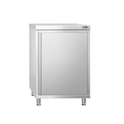 GGM Gastro Meuble bas inox central P 600 mm avec portes - 4063326064817_0