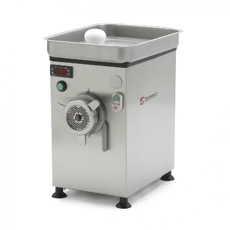 Hachoir à viande professionnel réfrigéré de comptoir PS-22R en inox (400V 50Hz 3N, jusqu'à 250 kg/h, puissance 1100W) | Sammic - métal 5050200_0
