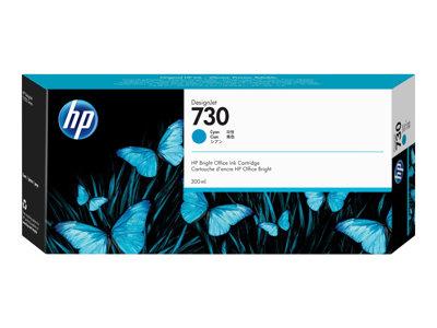 HP CARTOUCHE DENCRE 730 DESIGNJET CYAN, 300 ML