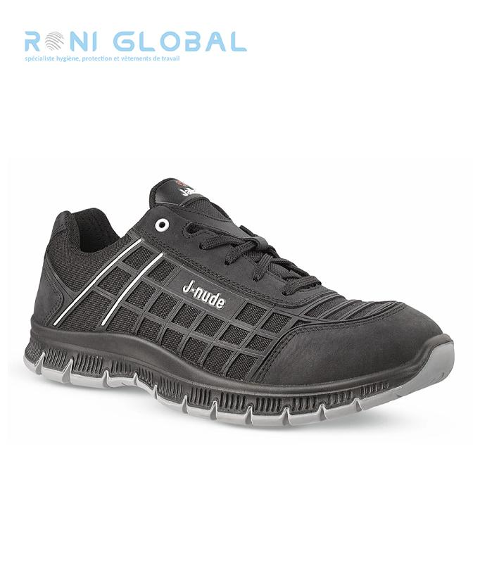 Chaussure basse de sécurité antistatique S3 SRC ESD - JALTAI JALLATTE - urban sport, cuir hydrofuge, norme EN ISO 20345:2011_0
