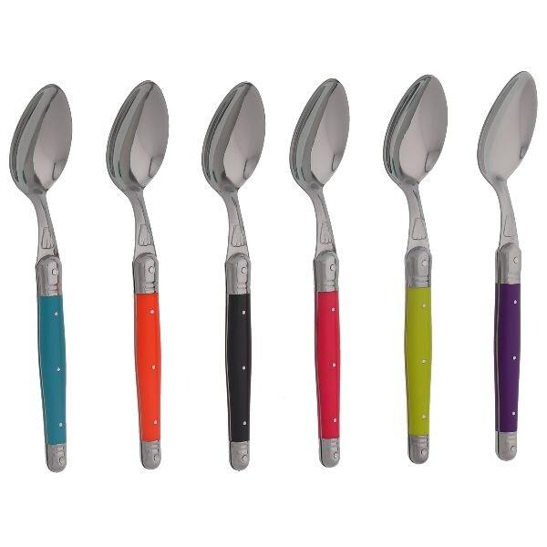 JEAN DUBOST Coffret de 6 cuillères de table - Laguiole Tonic Mix - 035-1053771_0