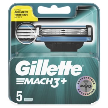 LAME MACH 3+ GILLETTE (VENDU PAR 5)