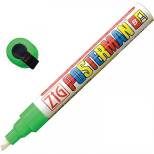 MARQUEUR WATERPROOF POUR ARDOISE 6 MM POSTERMAN SECURIT - VERT