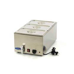 Maxima Bain Marie - avec robinet - incl 3 x 1/3 GN set - électrique - 3701117755315_0