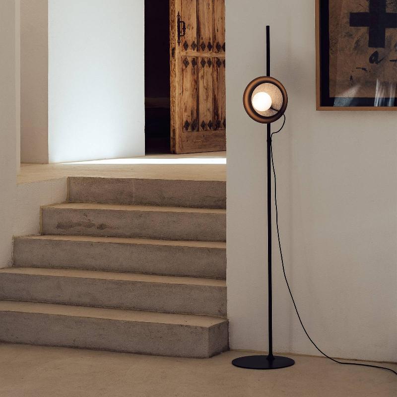 MILAN ILUMINACIÓN MILAN WIRE LAMPE SUR PIED Ø 24 CM ANTHRACITE