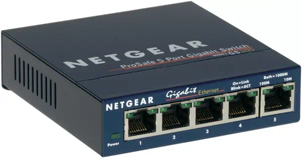 NETGEAR GS105 Non-géré Gigabit Ethernet (10/100/1000) Bleu_0