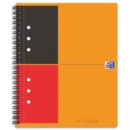 OXFORD CAHIER ACTIVEBOOK SPIRALÉ 160 PAGES LIGNÉES 17X21. COUVERTURE POLYPRO