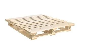 Palette en bois neuve ou reconditionnée - CP6 - 1200 x 1000 x 160 mm - Charge 3490 kg statique / 2400 kg dynamique_0