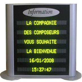 Panneau d'affichage lumineux programmable_0