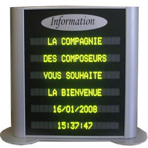 Panneau d'affichage lumineux programmable_0