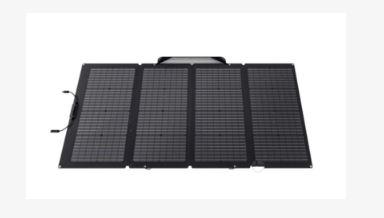 Panneau solaire pliable 220W monocristallin double face 12V - ECOFLOW avec technologie demi-coupe et rendement élevé_0