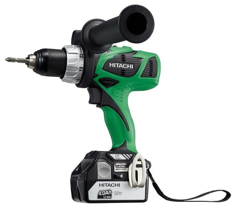 PERCEUSE VISSEUSE HITACHI - HIKOKI 18V 4.0AH + 2 BATTERIES, CHARGEUR, COFFRET - DS18DBL4A
