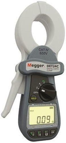 PINCE DE TERRE  DET24C 0,05-1500 OHMS - CAT IV 600V - 50MM - MÉMORISATION DES RÉSULTA - MEGDET24C
