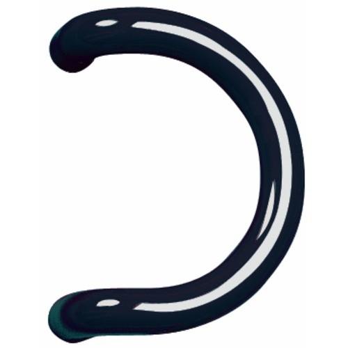 POIGNÉE COURBE DÉPORTÉE DE PORTE BATTANTE - NYLON GRIS -STG 84 NORMBAU