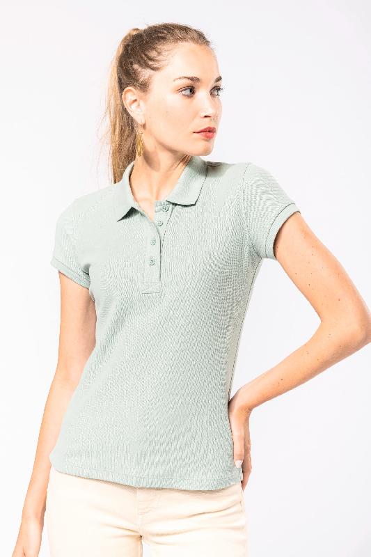 Polo piqué Bio manches courtes femme - Réf: K210 - Kariban - 100% coton biologique_0
