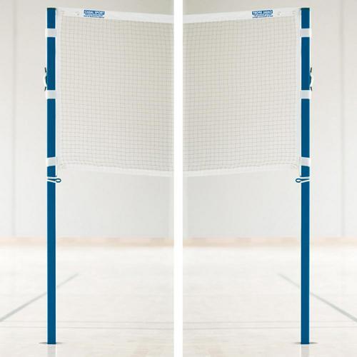 PAIRE DE POTEAUX DE BADMINTON - COMPÉTITION À SCELLER