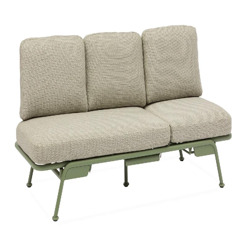 Proloisirs Sofa/Lit Sunset Alu Amande - vert multi-matériau PB36_0