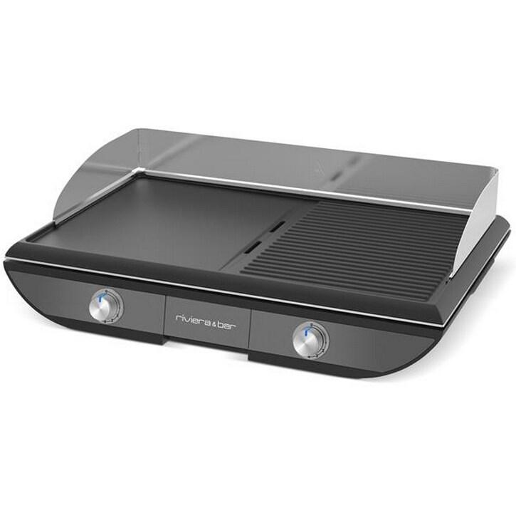 RIVIERA & BAR Plancha Gril électrique 2300w 50x30cm qpl570 - gris 3576160019277_0