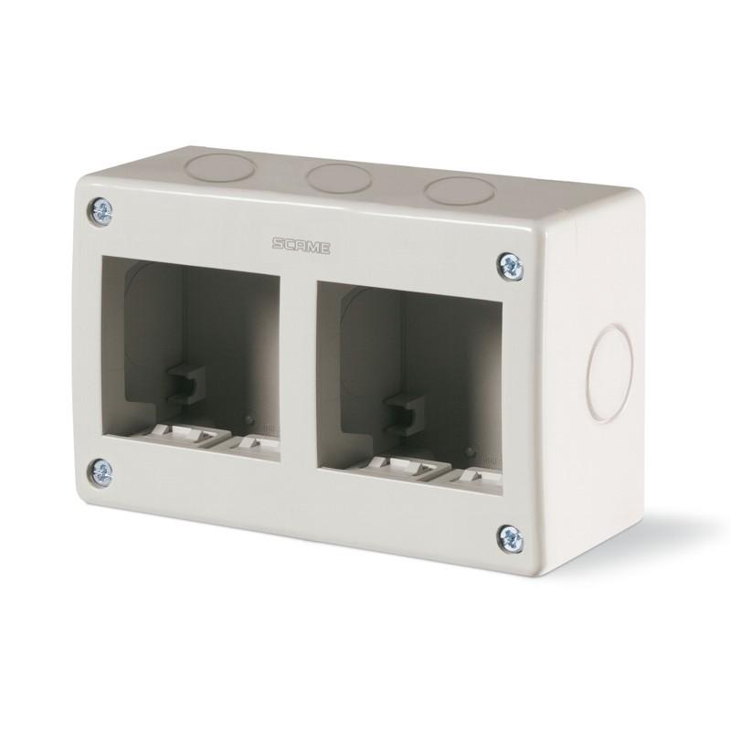 Boîtier modulaire UNIBOX - SOBEM SCAME - pour interrupteurs et prises de courant domestiques - Environnements résidentiels, domestiques et tertiaires_0