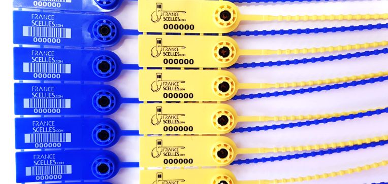 Scellé modus 290 ou 420 - plastique réglable - longueur 420 mm - numérotation thermogravée - 12 coloris disponibles_0