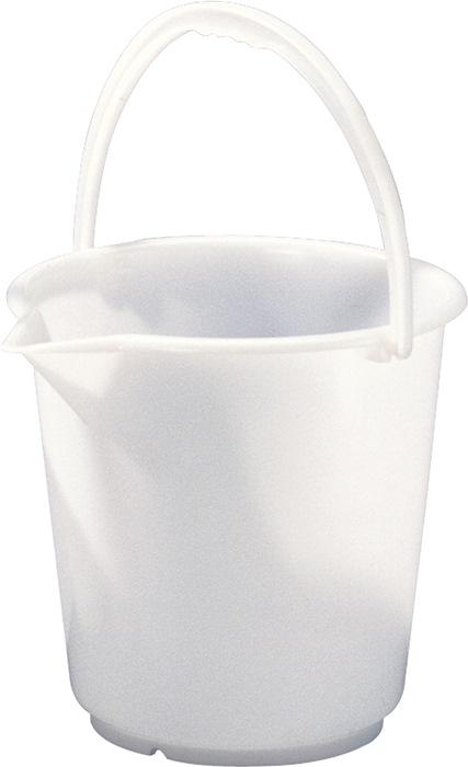 Seau 17,0 L en polyéthylène HD naturel - Anse plastique - D. 330 mm - H. 315 mm - HàoeNERSDORFF_0
