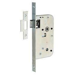 Serrure encastrable pour porte intérieure, axe 50mm, bouts carrés, zingué - THIRARD - gris 3150260102000_0