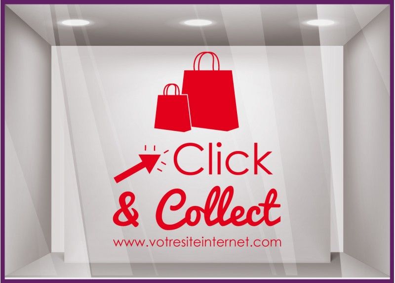 Sv849 L34 x H40 R031 - Sticker vitrine Click & Collect - Dimensions 34 x 40 cm_0