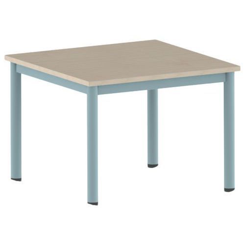 TABLE CARÉLIE 80 X 80 CM MOBILE T3 STRAT ÉRABLE LAGON 6027 - MOBIDECOR