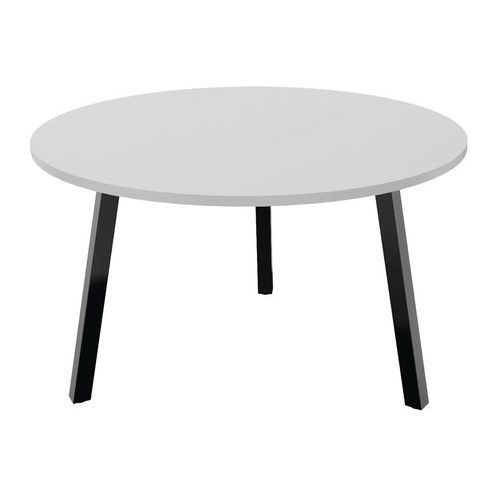 TABLE PARTAGE Ø 120 CM GRIS / NOIR - BURONOMIC