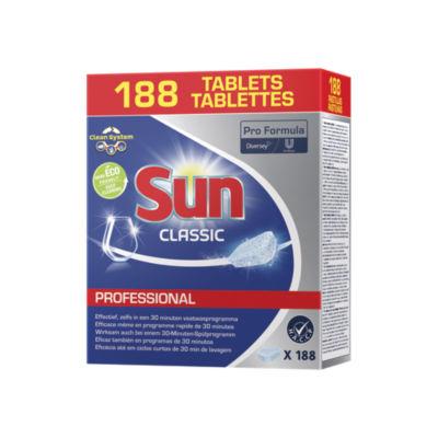 Tablettes lave-vaisselle cycle court Sun Professional, boîte de 188_0