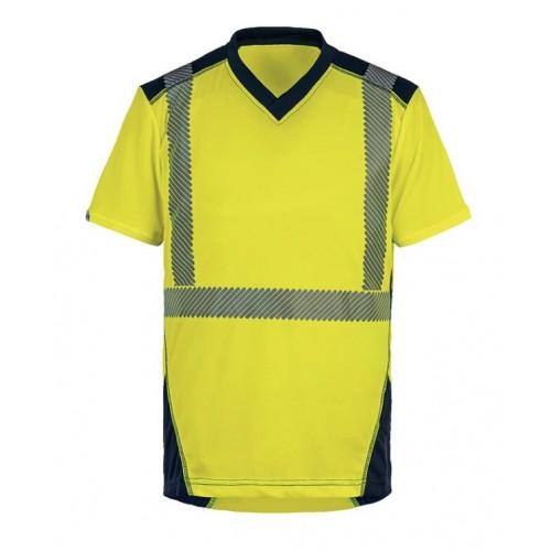 TEE-SHIRT HAUTE VISIBILITÉ - RÉFLÉCHISSANT - JAUNE - 2XL - BALI T2S