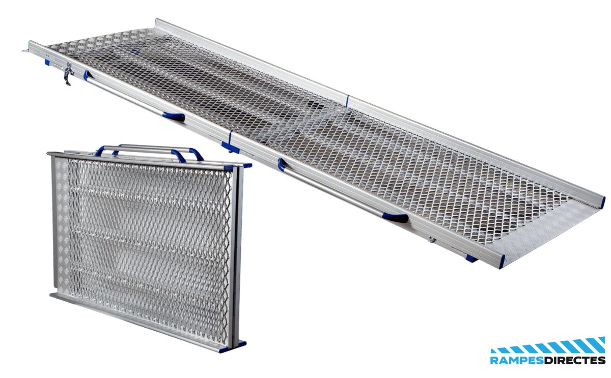 Rampe de chargement pliable AnyRamp FEAL TRP-VR - largeur 820mm - capacité 400kg - longueurs de 1000mm à 2800mm_0