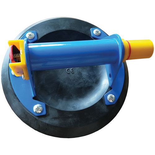 VENTOUSE AVEC POMPE À VIDE ACIER BLEU FORCE 150KG - MANUTAN EXPERT
