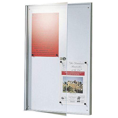 VITRINE D'AFFICHAGE EXTRA PLATE UNITÉ 34X25 T.1290 - PLANORGA