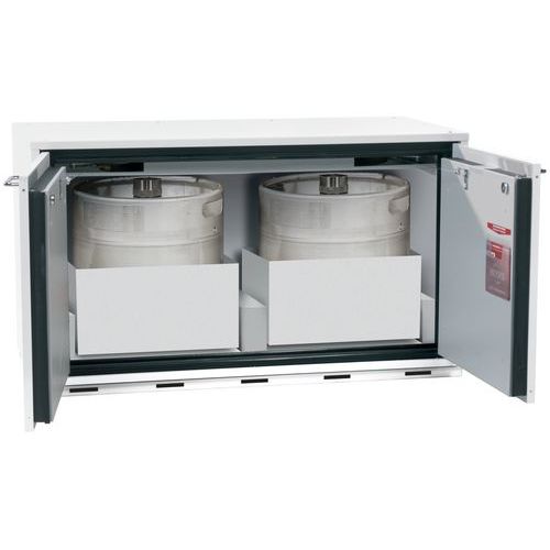 ARMOIRE SÉCURITÉ S. PAILLASSE UB-T-30 UB30.060.110.2T BLANC - ASECOS
