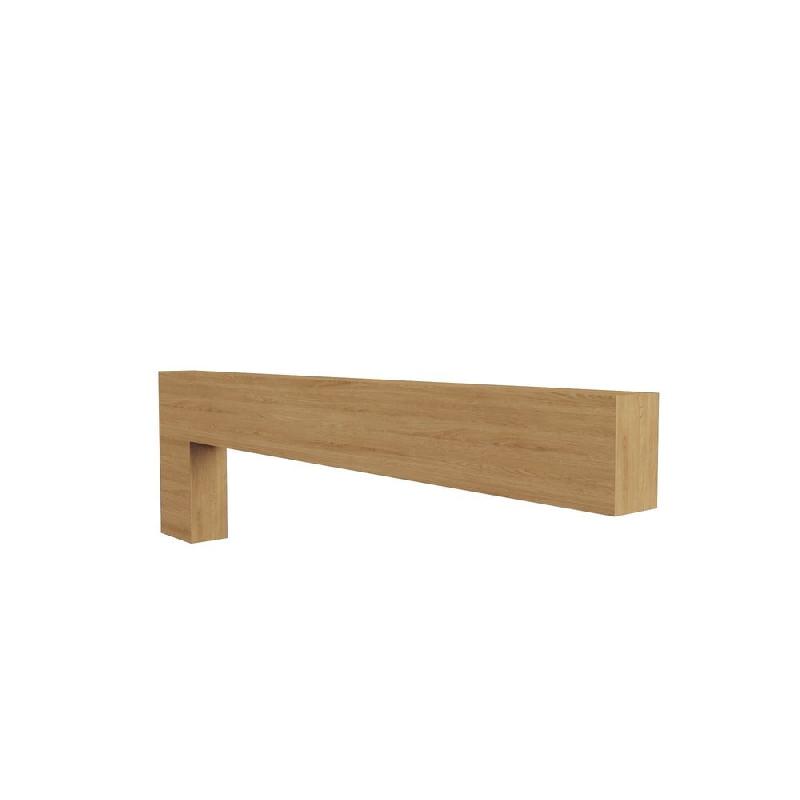 Barre horizontale Oslo avec equerre 6x10x85 cm - chêne Corbridge_0