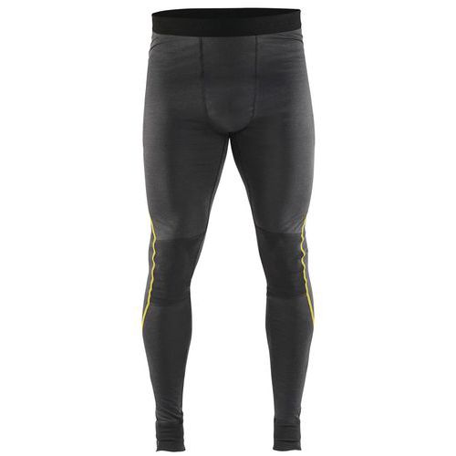 BAS DE SOUS-VÊTEMENT XLIGHT GRIS FONCÉ/JAUNE TAILLE XL - BLAKLADER