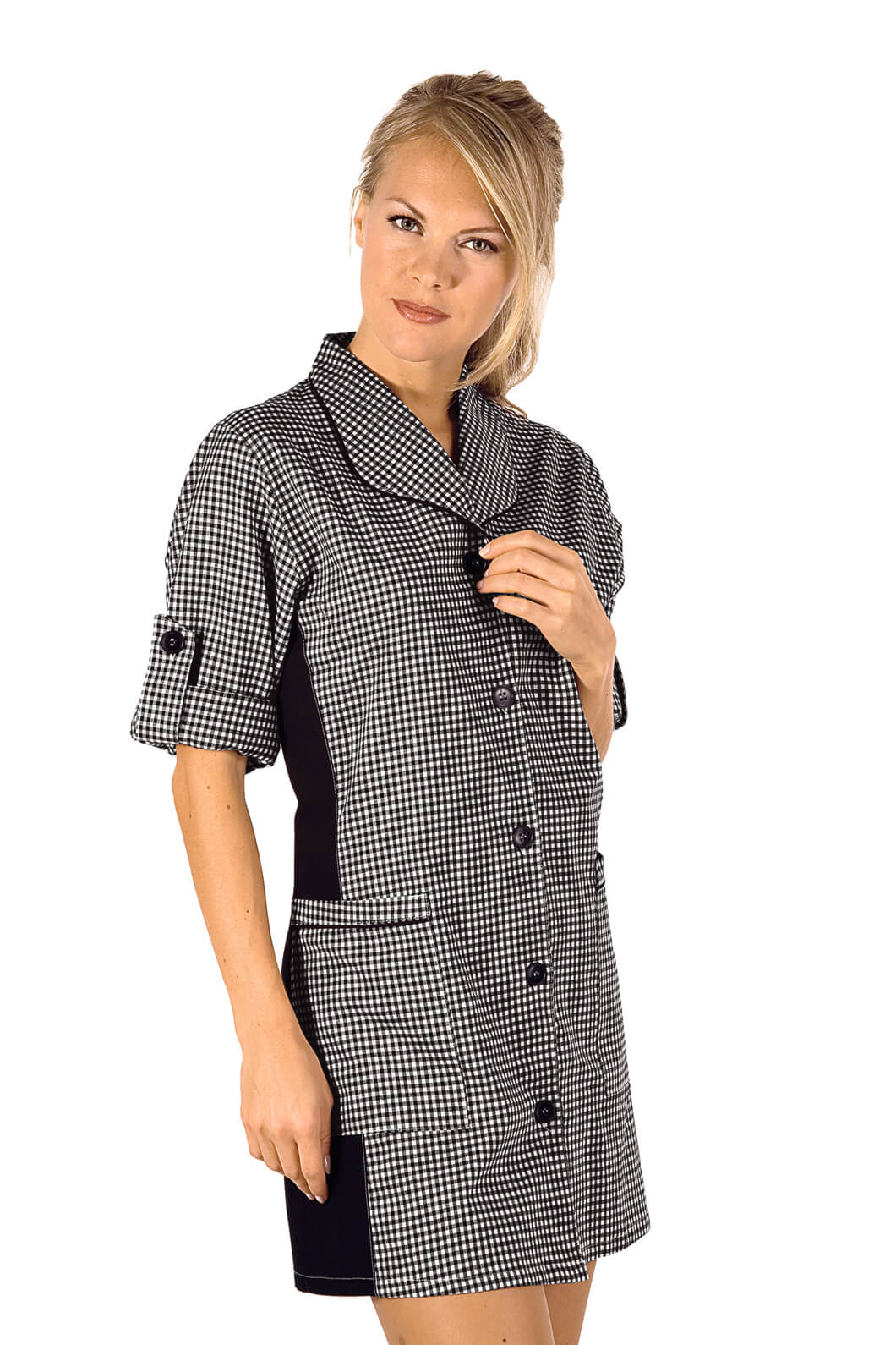 BLOUSE DE TRAVAIL PASADENA PIED DE POULE