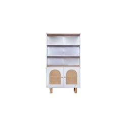 Buffet 2 portes en aggloméré Bohem Haut : 90 x 41 x 158 cm Hanah Home - blanc 8684283661862_0