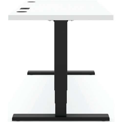 BUREAU PREMIUM RÉGLABLE ELEMENTS SOLID 1600 - BLANC - ACTIFORCE