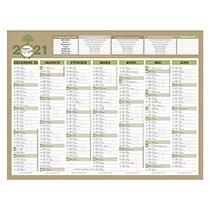 CALENDRIER SEMESTRIEL MURAL 2026 - NATURA - 32 X 42 CM