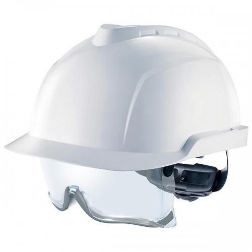CASQUE DE SÉCURITÉ V-GARD® 930 NON VENTILÉ AVEC SURLUNETTES INTÉGRÉES MSA