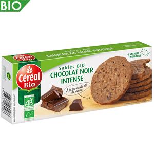 CÉRÉAL BIO BISCUIT SABLÉ CHOCOLAT NOIR INTENSE 132 G_0