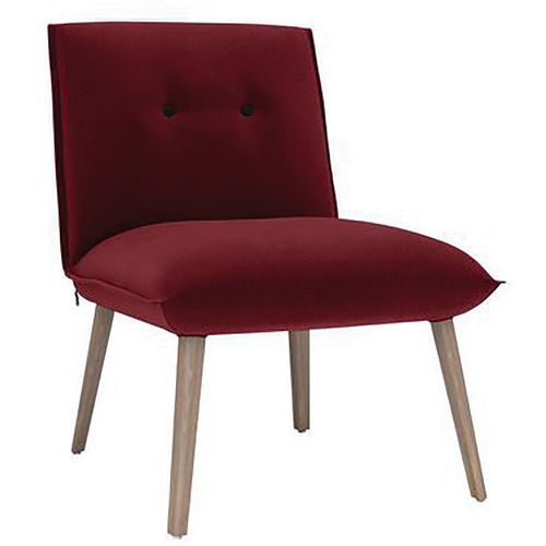 CHAUFFEUSE SODA BOUTONS ANTHRACITE CARABU ROUGE - MOBITEC