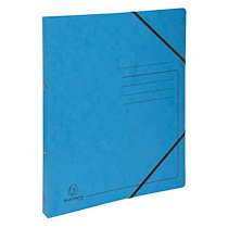 CLASSEUR 2 ANNEAUX 15MM CARTE LUSTRÉE IMPRIMÉE - A4 - TURQUOISE - LOT DE 10