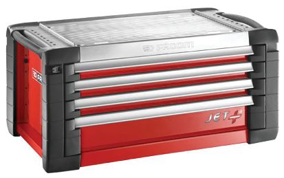 COFFRE JETM4 4 TIROIRS ROUGE - JET.C4M4PB